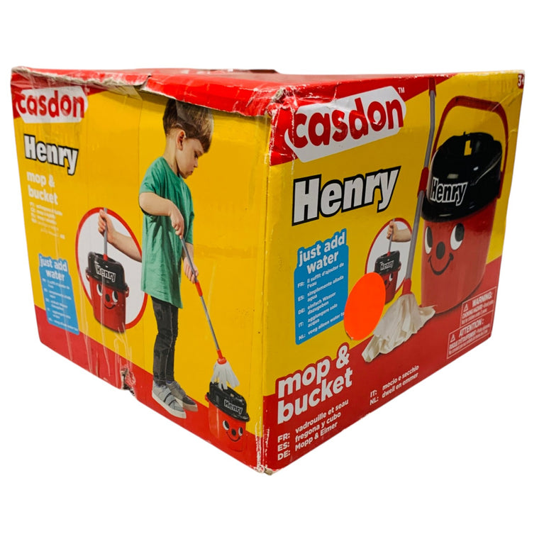 Casdon-Henry-Mop-&-Bucket---Red-1-1