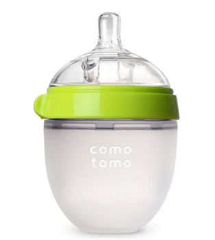 comotomo-natural-feel-baby-bottle-single-pack-green-white-150-ml-1