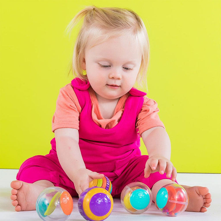 Bright Starts Shake & Spin Activity Balls Toy