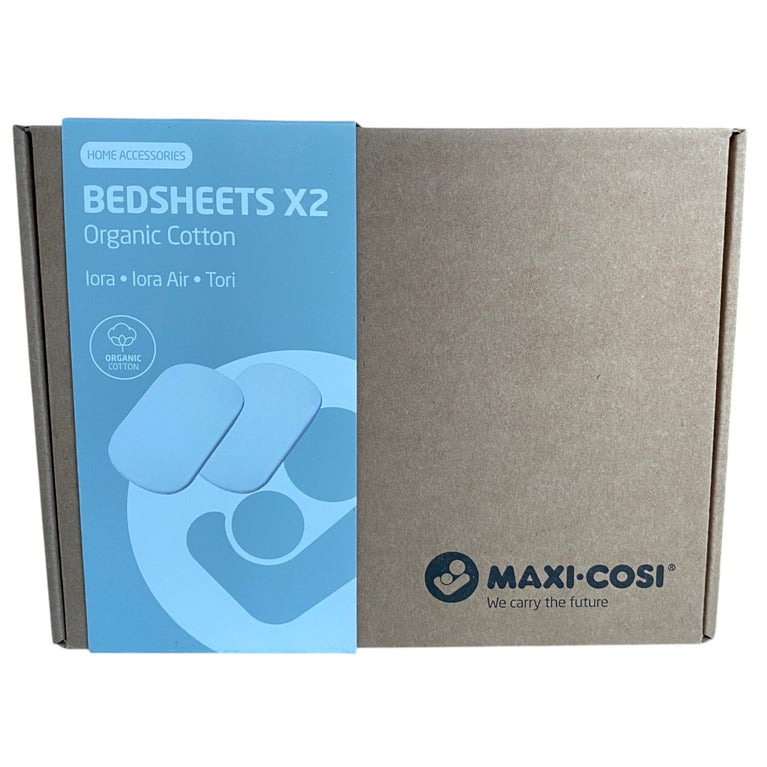 Maxi-Cosi-Organic-Cotton-Bedsheets-Pack-of-2-White-1-2