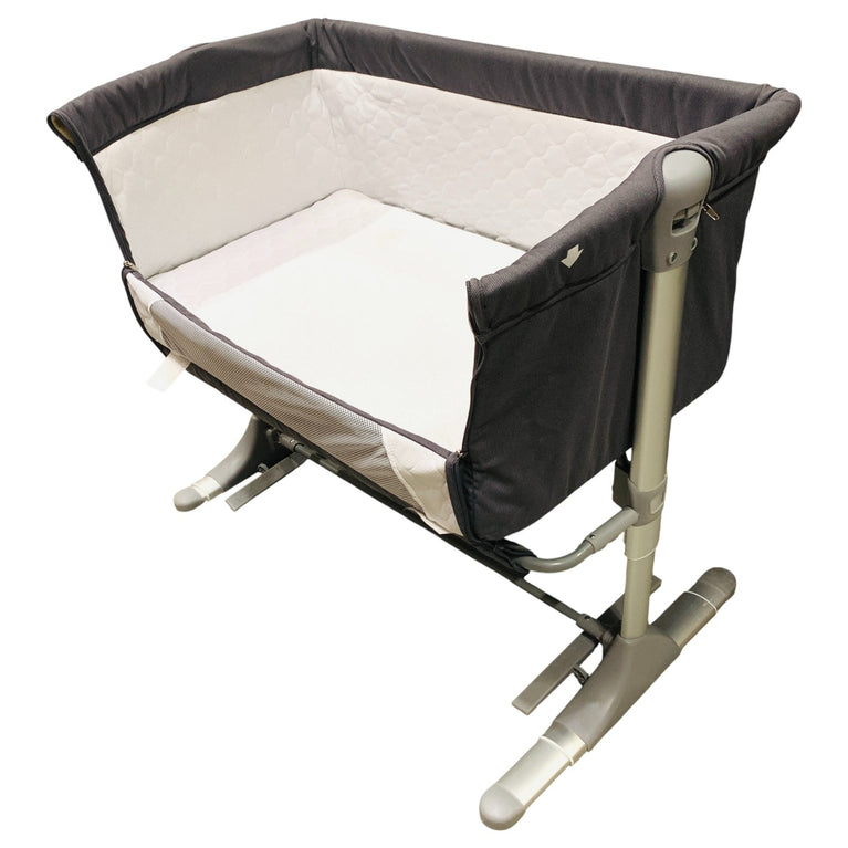 Jikel-Nova-Baby-Bedside-Crib-Dark-Grey-1-5