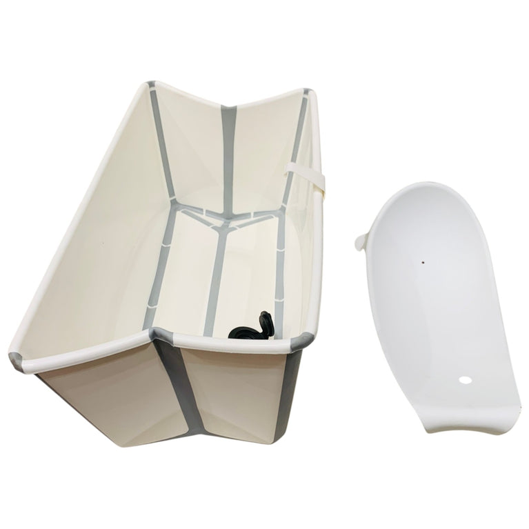 Stokke-Flexibath-Foldable-Bath-Tub-With-Newborn-Support-White-&-Grey-7-2