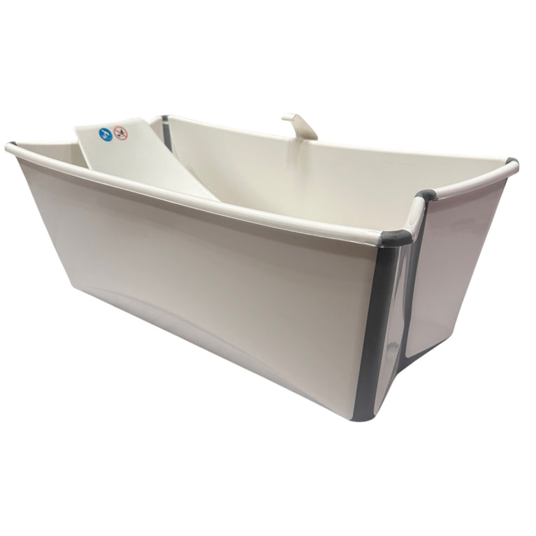 Stokke-Flexibath-Foldable-Bath-Tub-With-Newborn-Support-White-&-Grey-5-1