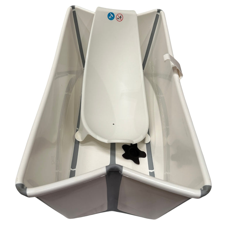 Stokke-Flexibath-Foldable-Bath-Tub-With-Newborn-Support-White-&-Grey-5-2