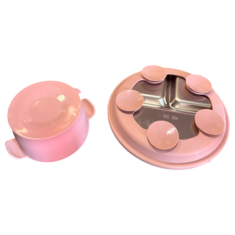 PandaEar-Stainless-Steel-Suction-Plate-and-Cup-Set-Rose-Pink-1-3