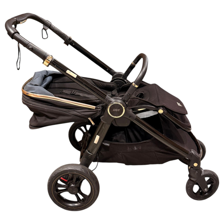 Mamas-&-Papas-Ocarro-Signature-Edition-Jewel-Pushchair-(Black-Diamond)-&-Carry-Cot-(Midnight-Blue)-1-4