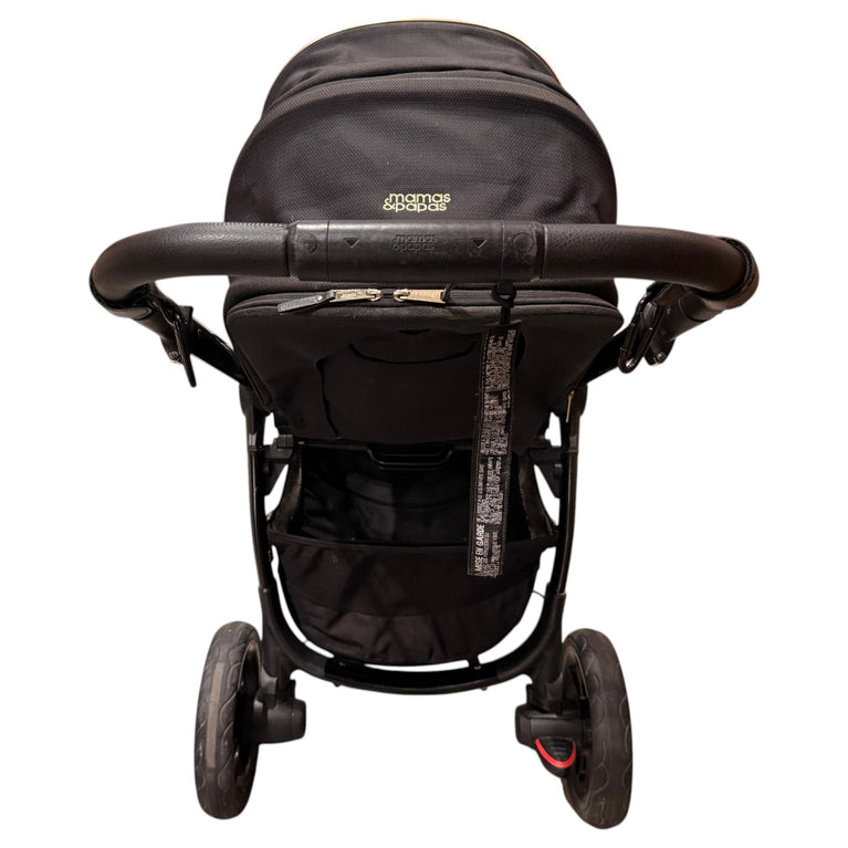 Mamas-&-Papas-Ocarro-Signature-Edition-Jewel-Pushchair-(Black-Diamond)-&-Carry-Cot-(Midnight-Blue)-1-6