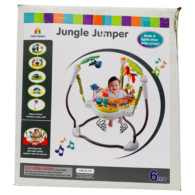 Little-Learners-Jungle-Jumperoo-&-360°-Rotating-Activity-Center-1-11
