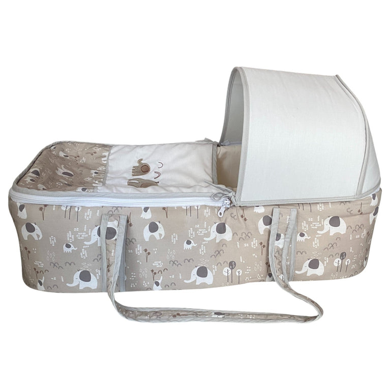 Juniors-Jesse-Printed-Carry-Cot-with-Canopy-Elephant-2-4