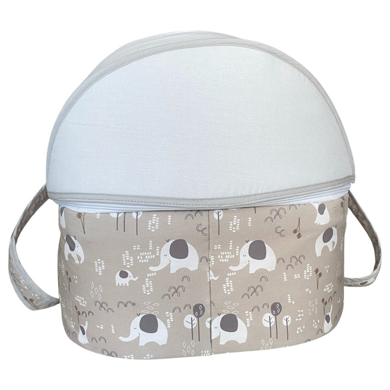 Juniors-Jesse-Printed-Carry-Cot-with-Canopy-Elephant-2-6