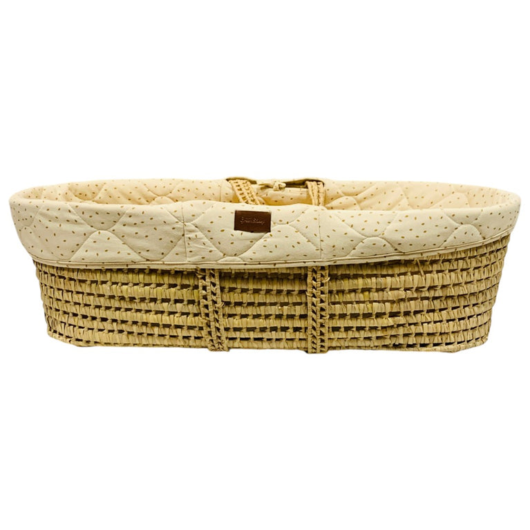 The-Little-Green-Sheep-Natural-Quilted-Moses-Basket,-Mattress-&-Stand-Linen-Rice-2-3