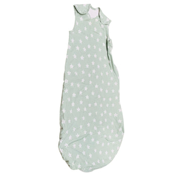 John-Lewis-Sleeping-bag-1-Tog-Green-with-White-Stars-1-1