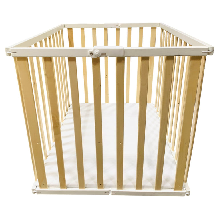 Roba-Wooden-Folding-Playpen-(Two-Tone)-1-2