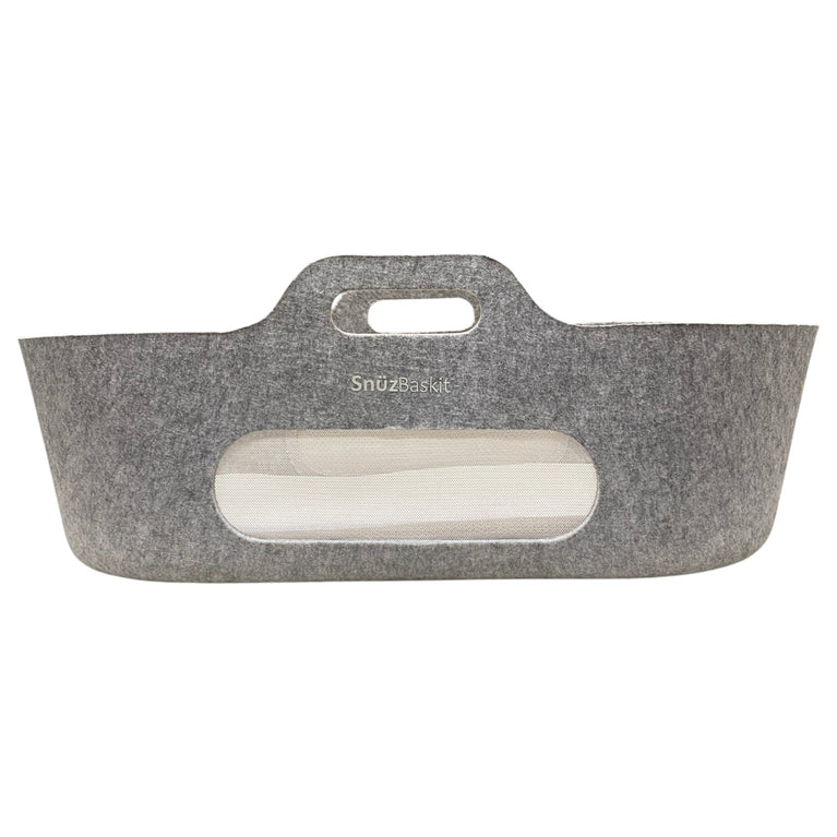 Snuz-Baskit-Moses-Basket-w/-Mattress-&-Stand-Set-Dark-Grey-4-2