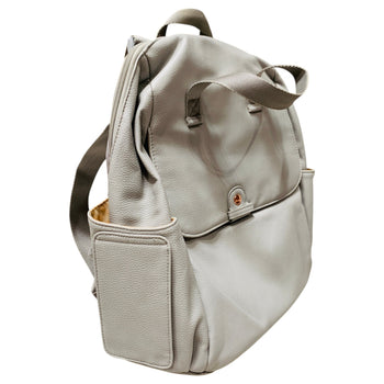 Babymel-Robyn-Convertible-Diaper-Bag-Vegan-Leather-Grey-1-1