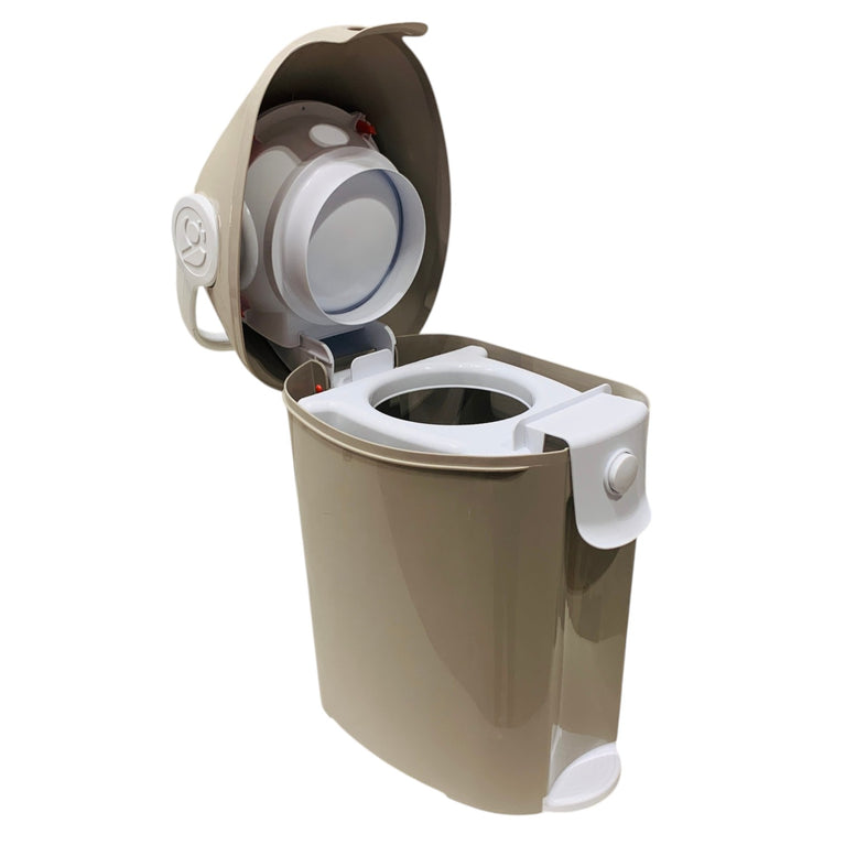 Baby-Trend-Diaper-Pail-Taupe-1-3