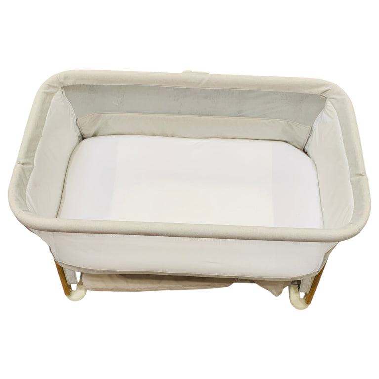 Mamas-&-Papas-Lua-Bedside-Crib-Beige-2-3