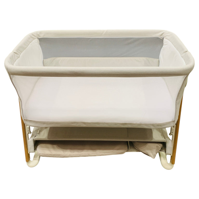 Mamas-&-Papas-Lua-Bedside-Crib-Beige-2-5