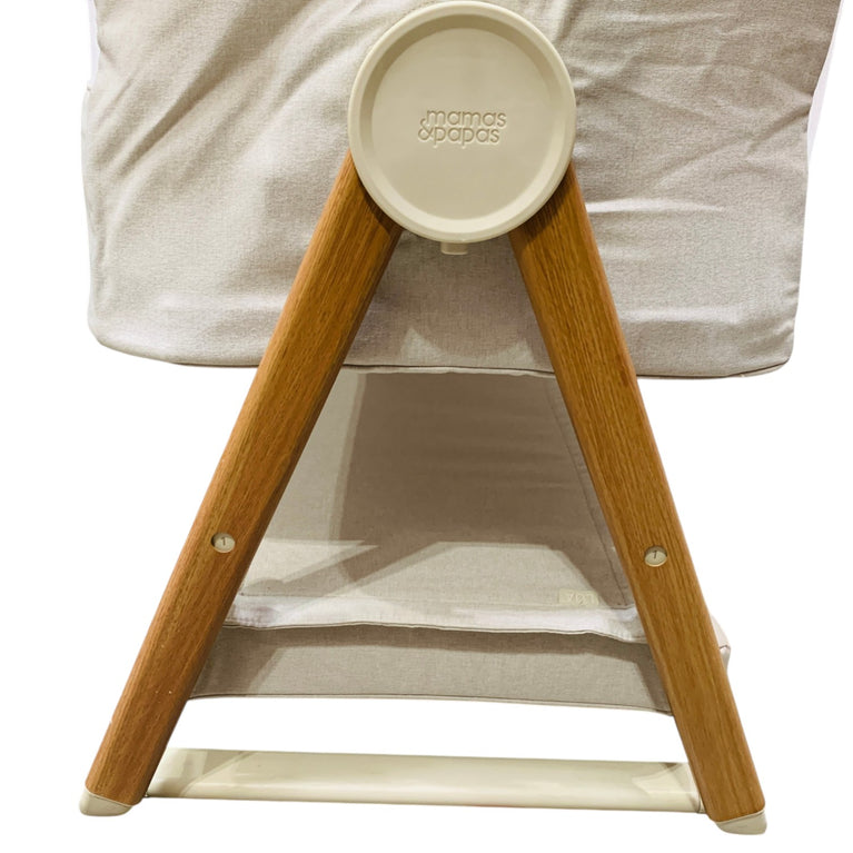 Mamas-&-Papas-Lua-Bedside-Crib-Beige-2-9