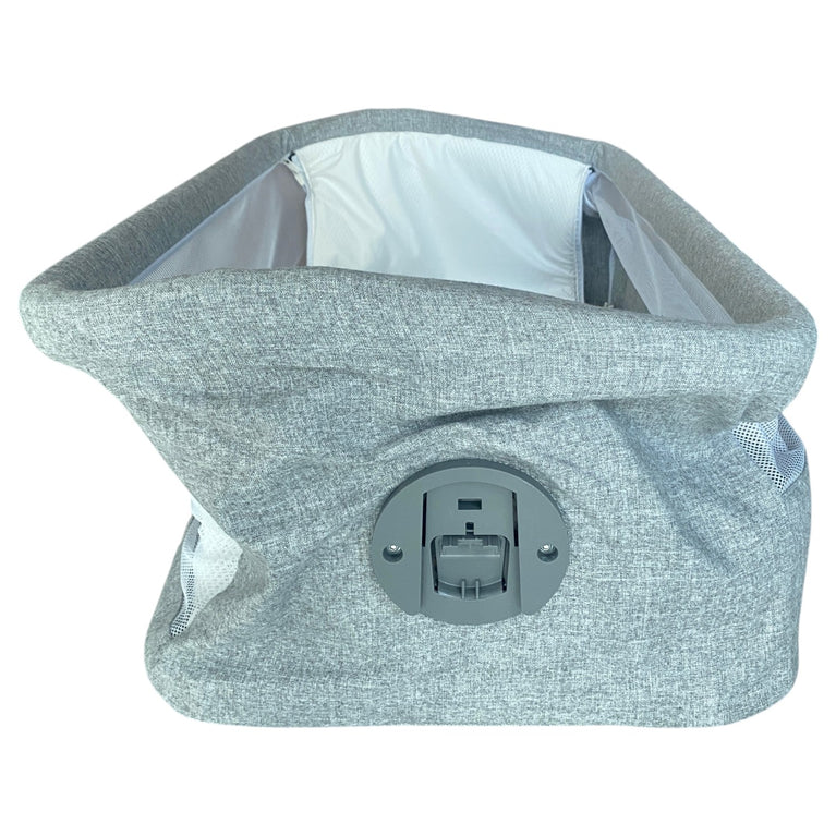 Mamas-&-Papas-Lua-Bedside-Crib-Grey-3-5