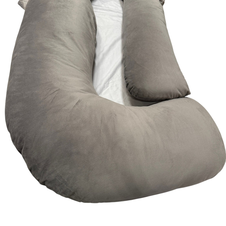 Moon-Organic-U-Shaped-Pregnancy-Pillow-Light-Grey-2-4