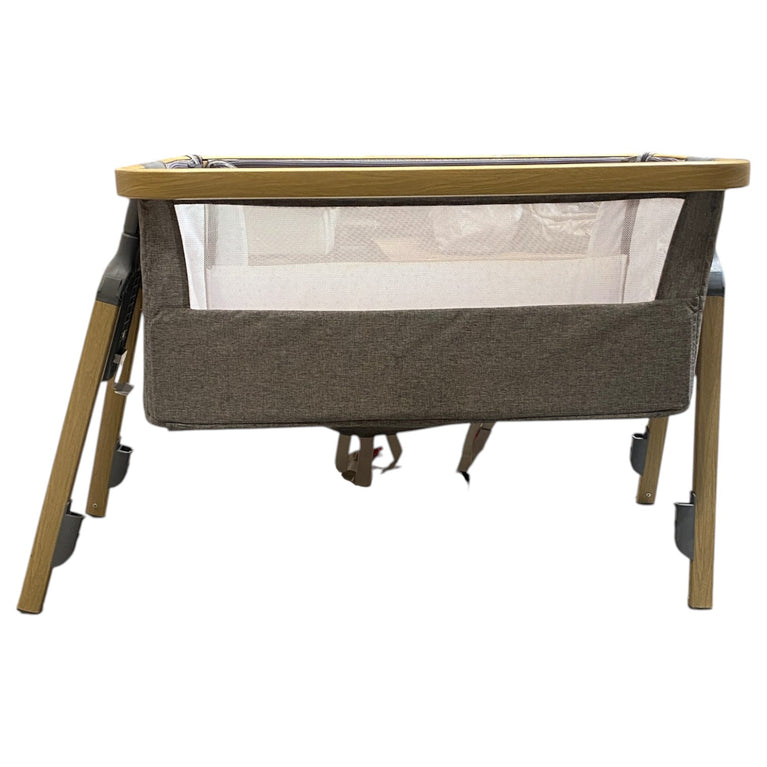 Tutti-Bambini-CoZee-Air-Bedside-Crib/Co-Sleeper-Rocker-Oak-&-Charcoal-4-16