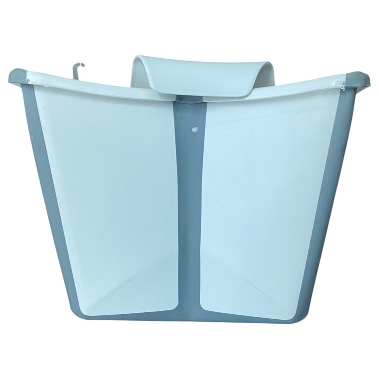 Stokke-Flexibath-Foldable-Bath-Tub-With-Newborn-Support-White-&-Grey-4-5