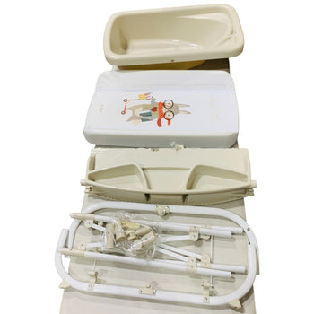 Jikel-Ripple-Standing-Bath-&-Changing-Table-Beige-2-1