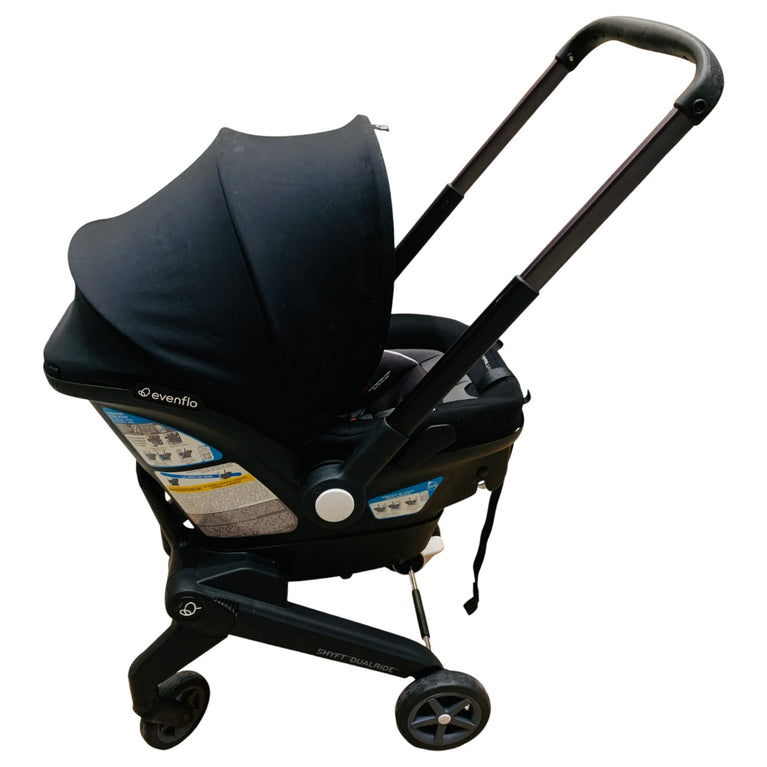 Evenflo-Shyft-Dualride-Infant-Car-Seat-And-Stroller-Beaufort-Black-2-3