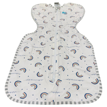 Love-To-Dream-Rainbow-Print-Swaddle-Up-Sleeping-Bag-Small-1.0-Tog-Newborn-1