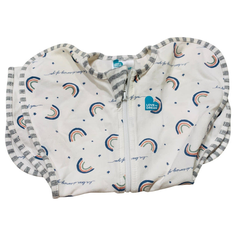 Love-To-Dream-Rainbow-Print-Swaddle-Up-Sleeping-Bag-Small-1.0-Tog-Newborn-5
