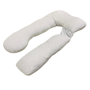 PharMeDoc-U-Shape-Full-Body-Maternity-Pillow-with-Detachable-Extension-Grey-1-1