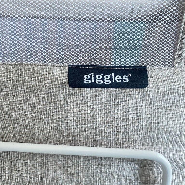 Giggles-Watson-Adjustable-Side-Bassinet-with-Glide-Function-Brown-1-8
