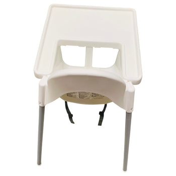 IKEA-ANTILOP-Highchair-with-Safety-Belt-+-Tray-White-&-Silver-5-2
