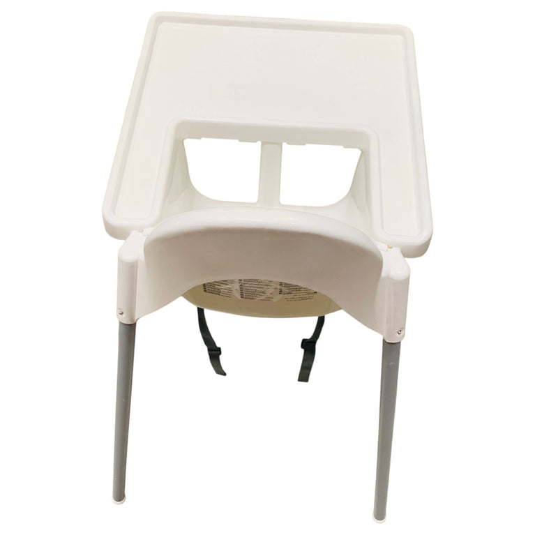 IKEA-ANTILOP-Highchair-with-Safety-Belt-+-Tray-White-&-Silver-5-2