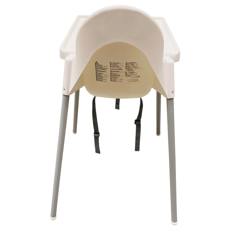 IKEA-ANTILOP-Highchair-with-Safety-Belt-+-Tray-White-&-Silver-5-5