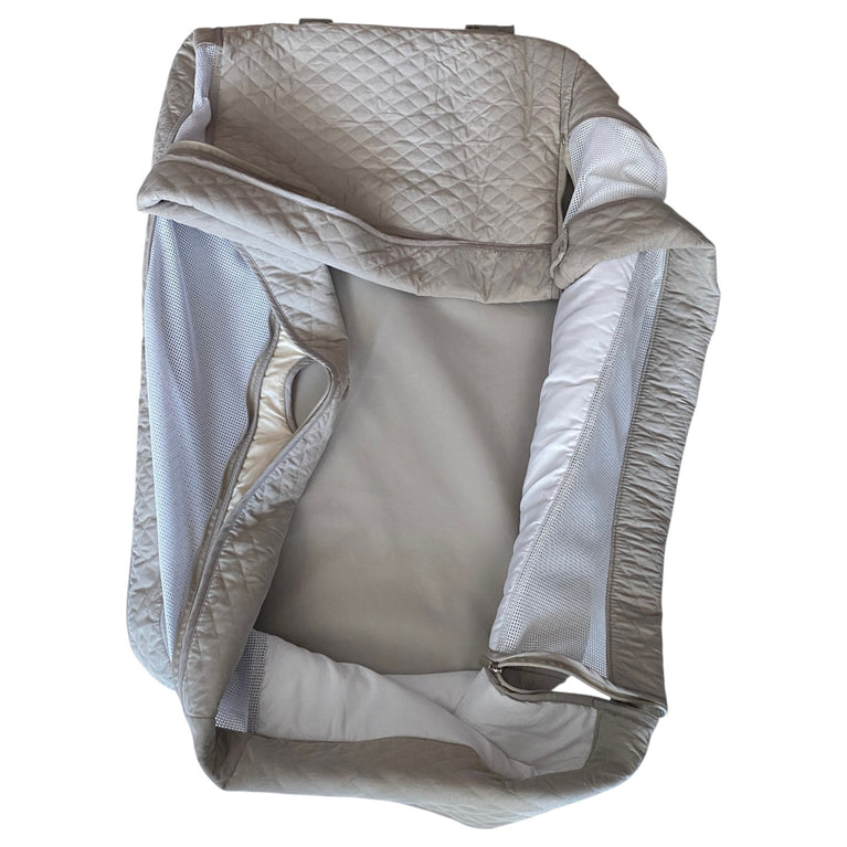 Baybee-Bedside-Baby-Crib-Grey-1-4
