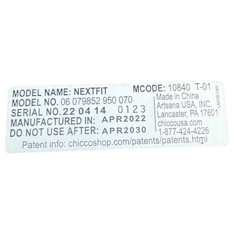 Chicco-NextFit-Convertible-Car-Seat-Black/Grey-1-10