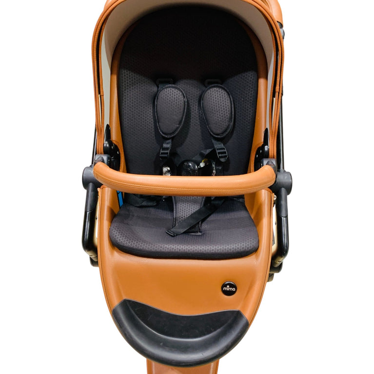 Mima-Xari-Max-2-in-1-Convertible-Stroller-+-Bassinet-Camel-/-Black-5-3