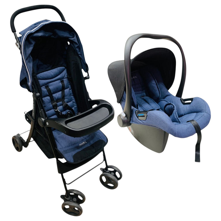 Juniors-Lorenzo-Travel-System-(Car-seat-+-Stroller)-Blue-1-1