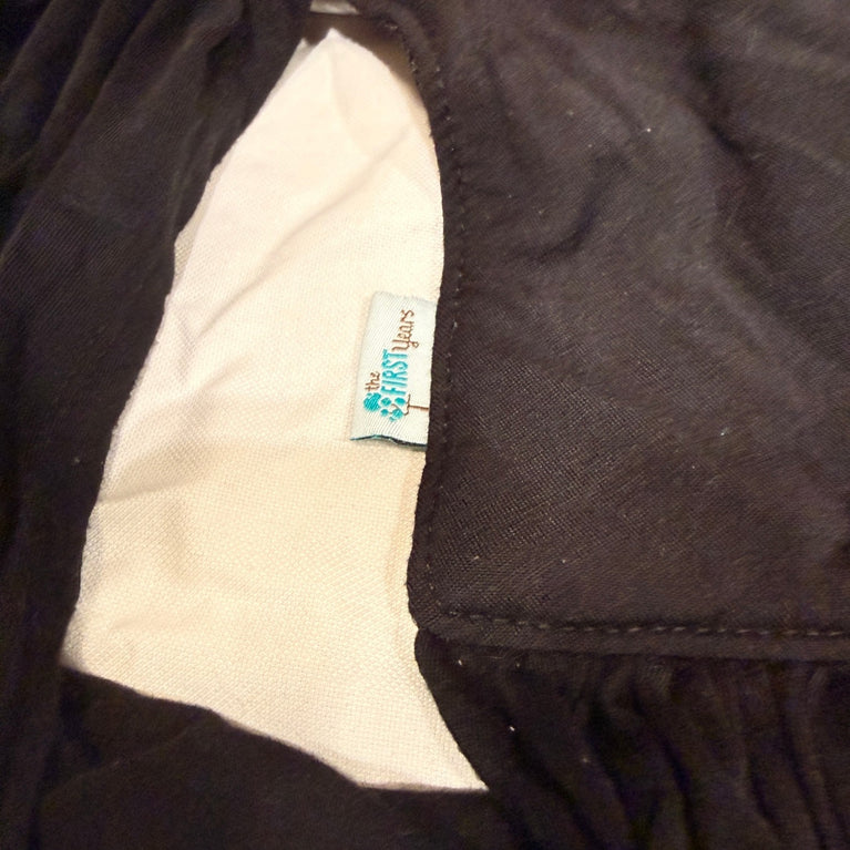 The-First-Years-Stretch-Agility-Baby-Wrap-Carrier-Size-S/M-Black-1-2