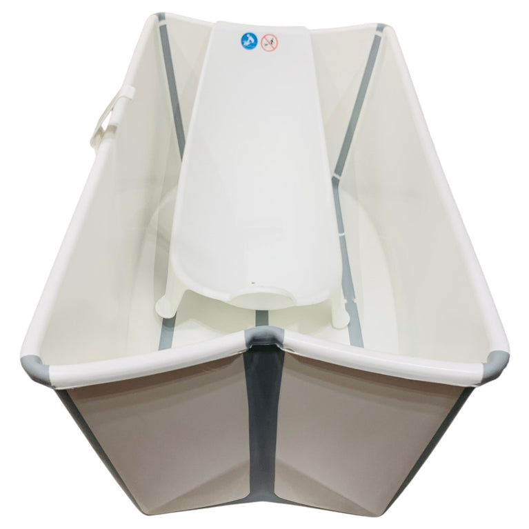 Stokke-Flexibath-Foldable-Bath-Tub-With-Newborn-Support-White-&-Grey-7-4
