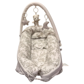 Nini-Printed-Cotton-Baby-Nest-with-Toy-Bar-Floral-Grey-1-2