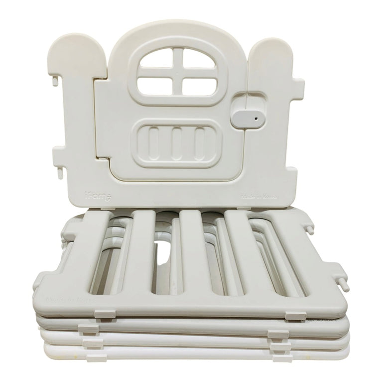 Ifam-Foldable-Playpen-140-x-200-White-&-Light-Gray-1-2