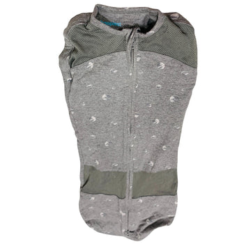 Happiest-Baby-Sleepea-5-Second-Swaddle-100%-Organic-Cotton-Baby-Swaddle-Blanket-Grey-(Medium)-1-2