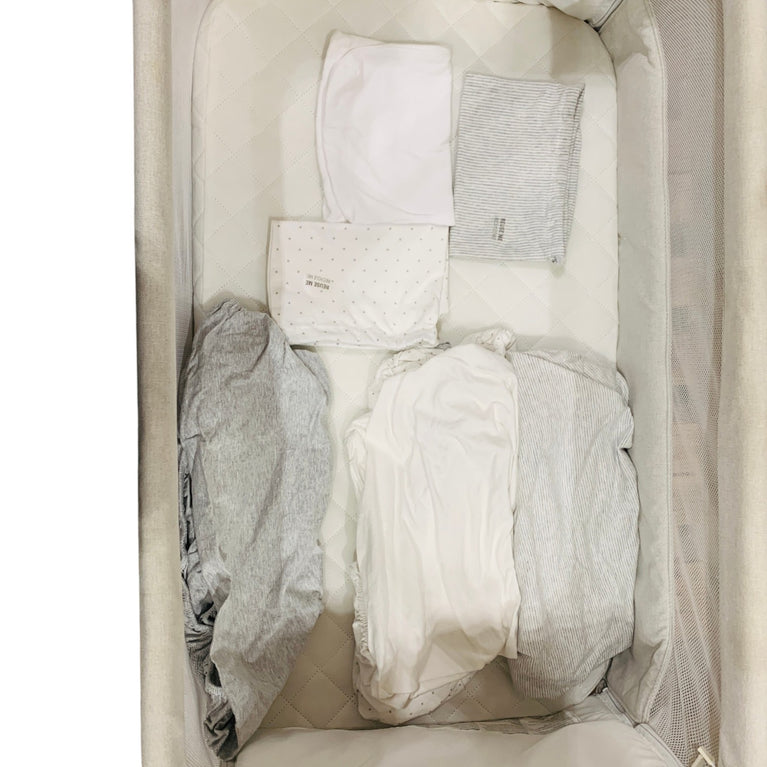 Mamas-&-Papas-Lua-Bedside-Crib-Grey-5-7