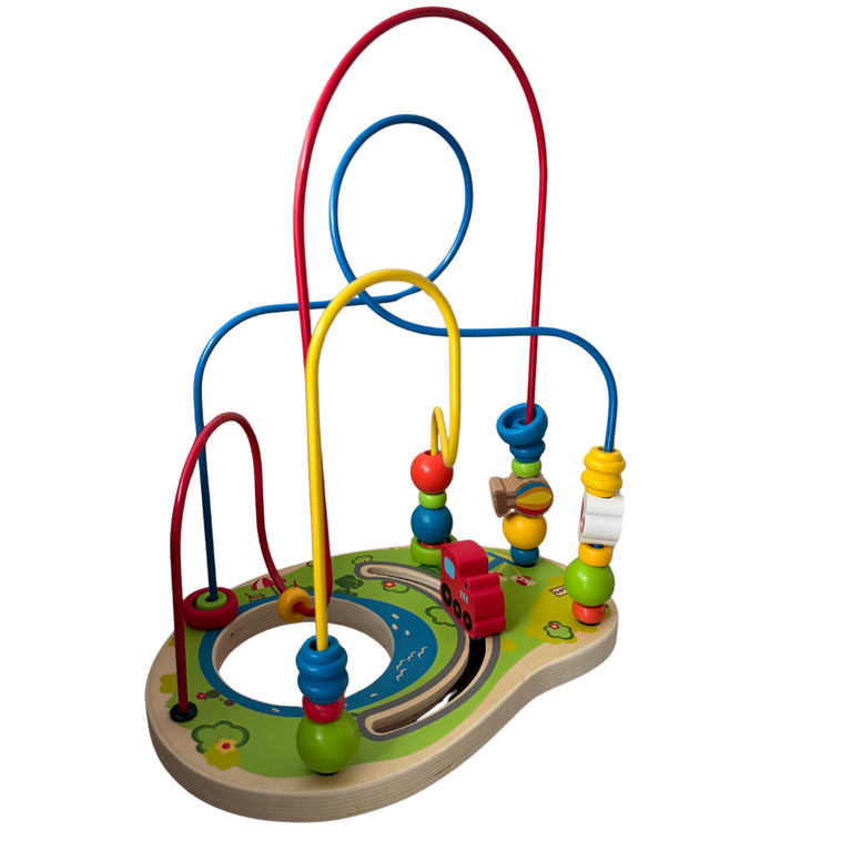 Hape Playground Pizzaz Wooden Educational Bead Maze Toy