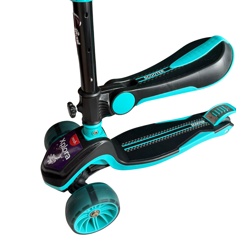 Moon Xplora Foldable Scooter with Seat - Blue