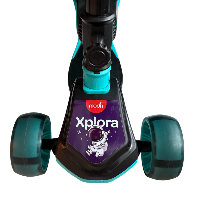Moon Xplora Foldable Scooter with Seat - Blue