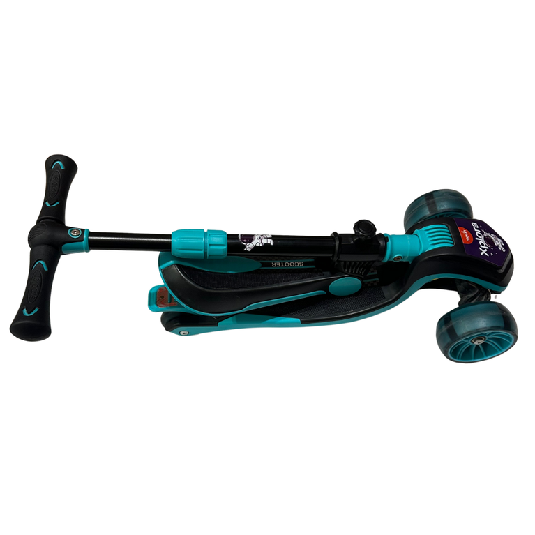 Moon Xplora Foldable Scooter with Seat - Blue